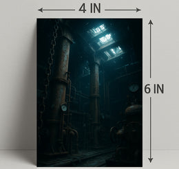 Submerged Industrial Depths Poster PosterGoat