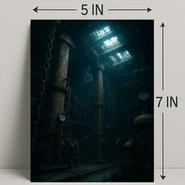 Submerged Industrial Depths Poster PosterGoat