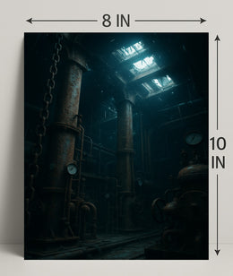 Submerged Industrial Depths Poster PosterGoat