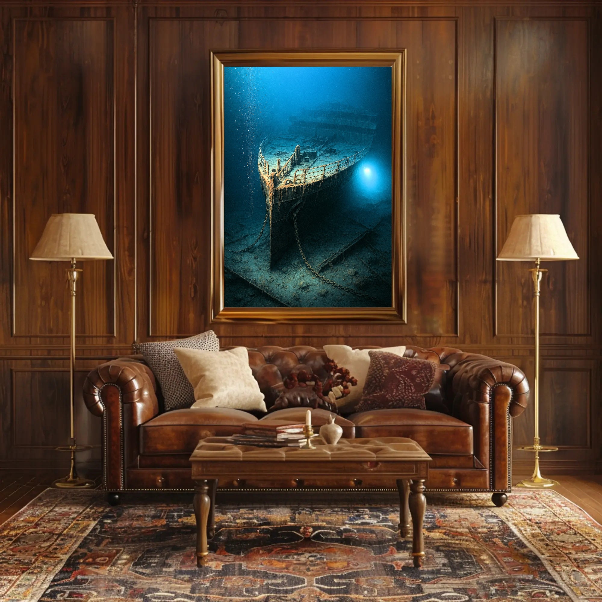 Sunken Ship Mystery Poster PosterGoat