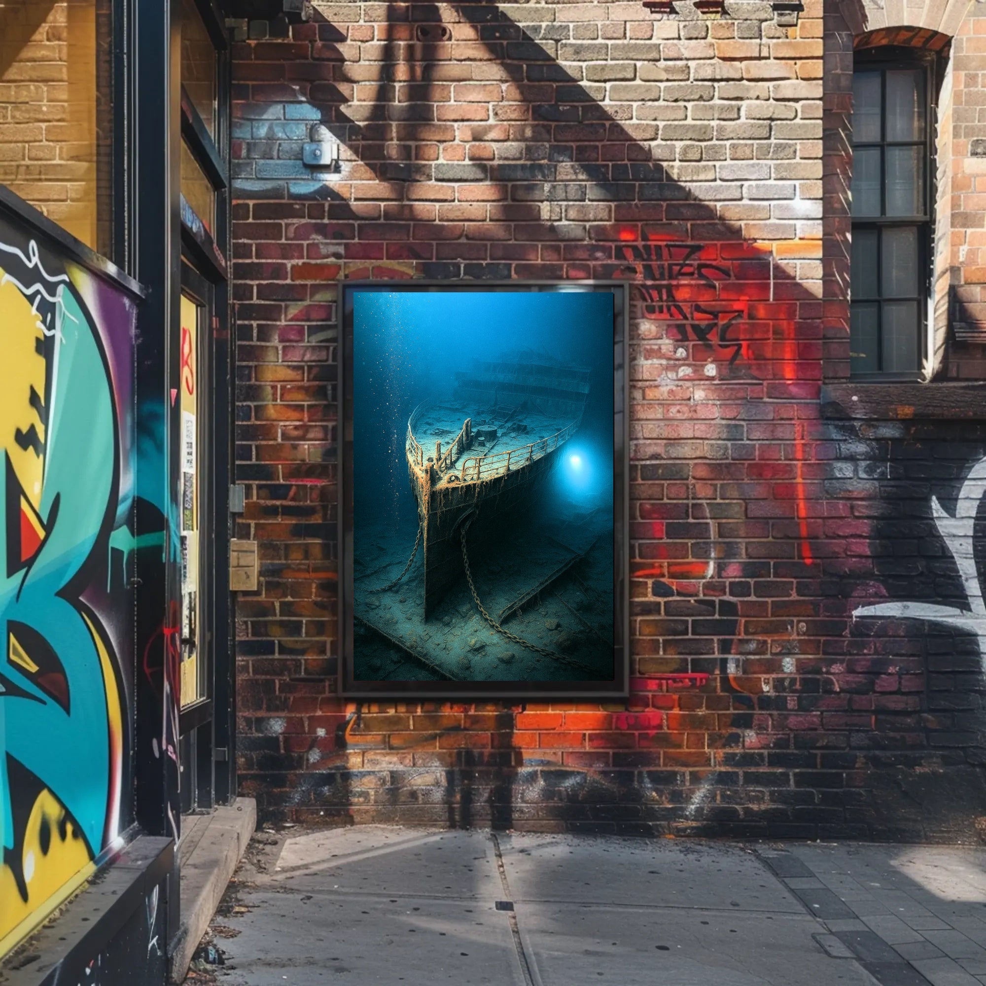 Sunken Ship Mystery Poster PosterGoat
