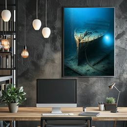 Sunken Ship Mystery Poster PosterGoat