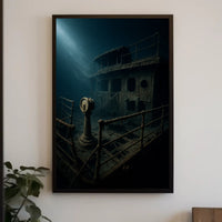 Sunken Vessel Mystery Poster PosterGoat