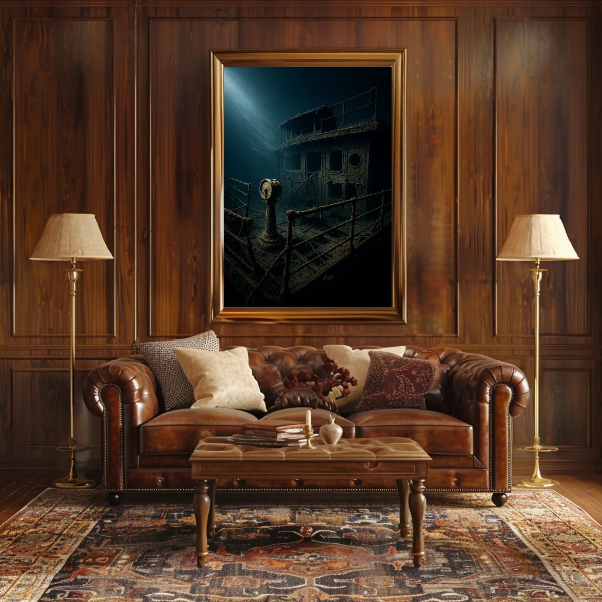 Sunken Vessel Mystery Poster PosterGoat