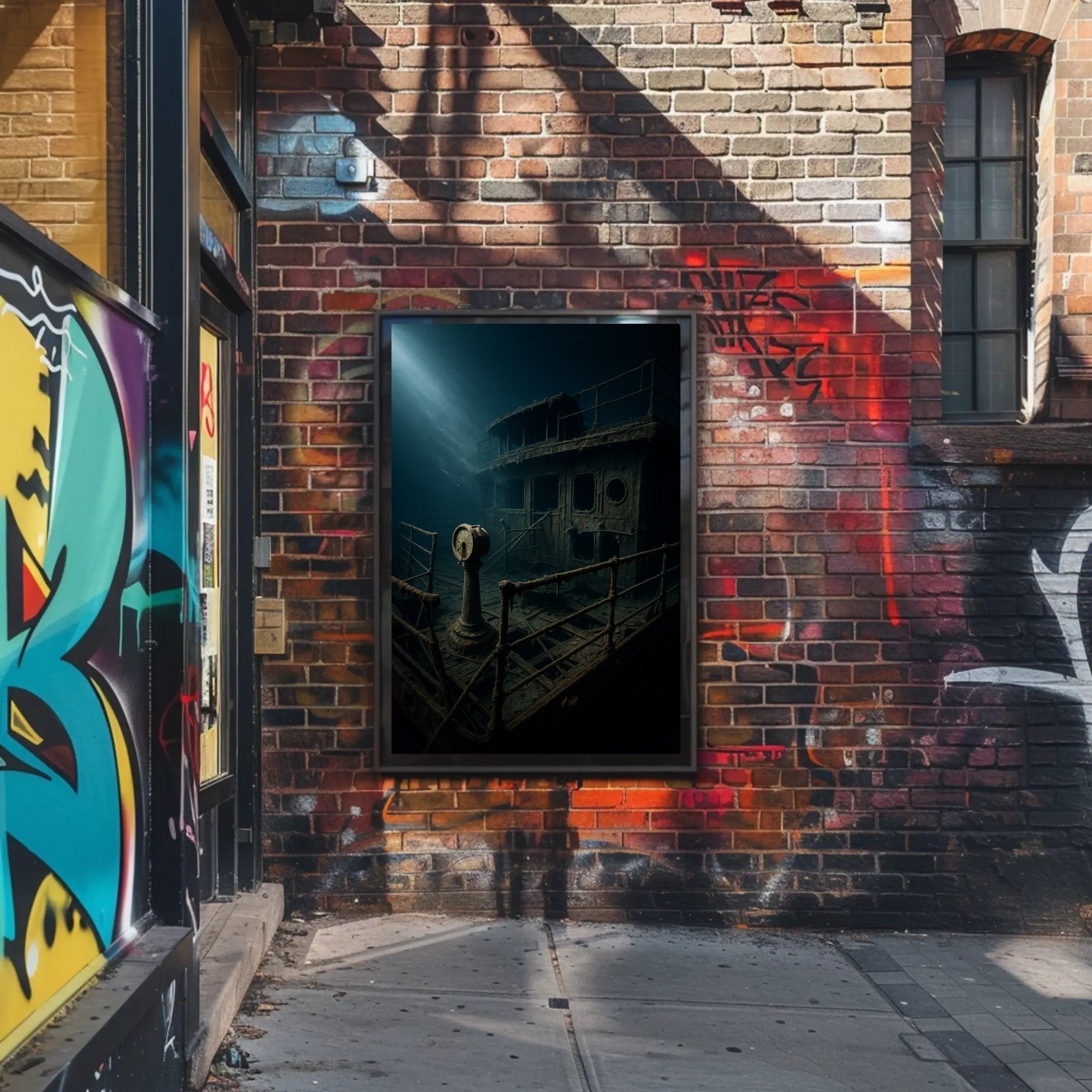 Sunken Vessel Mystery Poster PosterGoat