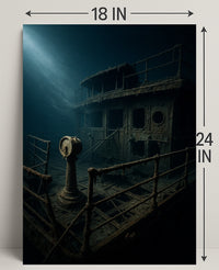 Sunken Vessel Mystery Poster PosterGoat