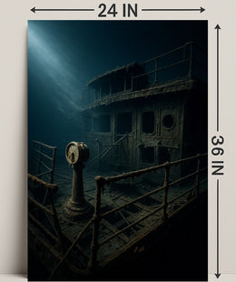 Sunken Vessel Mystery Poster PosterGoat