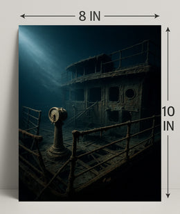 Sunken Vessel Mystery Poster PosterGoat