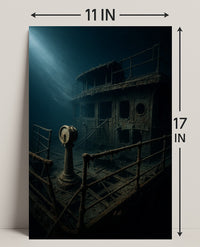 Sunken Vessel Mystery Poster PosterGoat