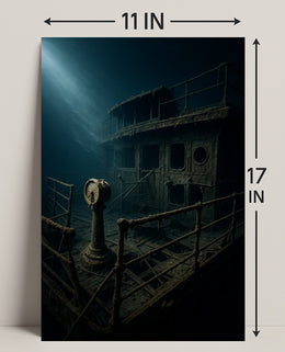 Sunken Vessel Mystery Poster PosterGoat