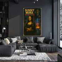 Sunset Mona Noir Thriller Retro Movie Pop Culture Poster PosterGoat