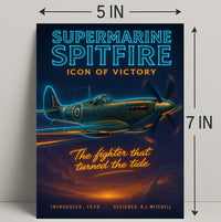 Supermarine Spitfire Victory Poster Wall Art PosterGoat