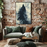 Supernatural Hooded Figure with Bats Artistic or Pop Culture Poster PosterGoat