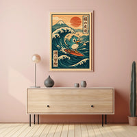 Surfing Adventure Poster PosterGoat