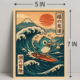 Surfing Adventure Poster PosterGoat