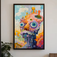 Surreal Abstract Fantasy with Vivid Colors Artistic Poster PosterGoat