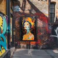 Surreal Cosmic Portrait Abstract, Artistic, or Pop Culture Poster PosterGoat