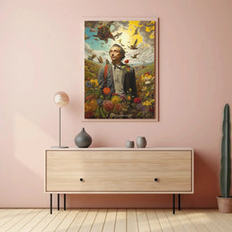 Surreal Dreamscape Nature Connection Artistic Poster PosterGoat