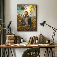 Surreal Dreamscape Nature Connection Artistic Poster PosterGoat