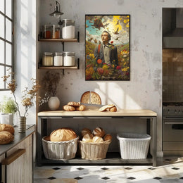 Surreal Dreamscape Nature Connection Artistic Poster PosterGoat