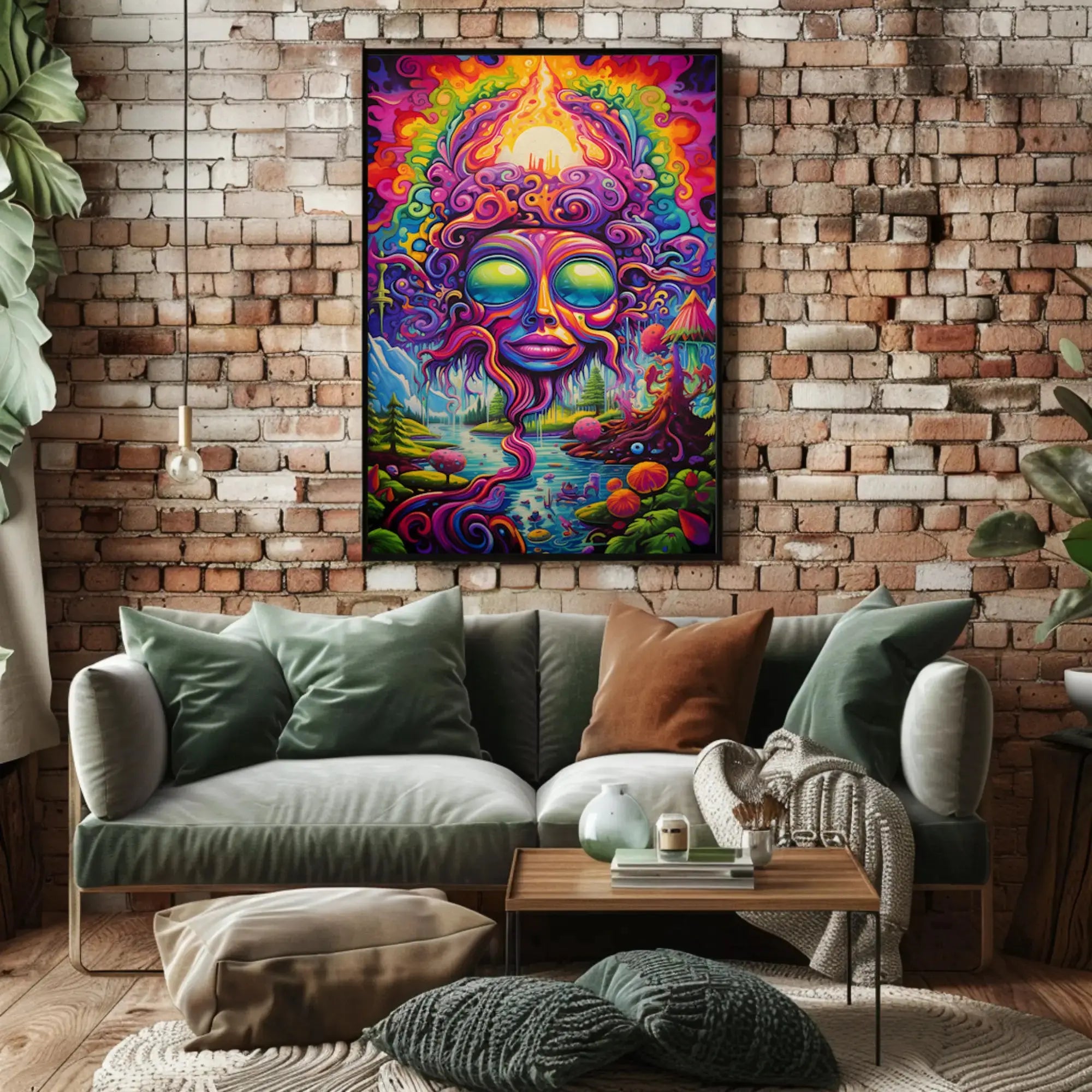 Surreal Fantasy Landscape Artistic Poster PosterGoat