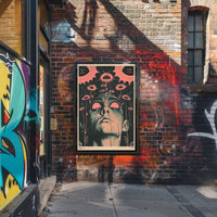 Surreal Floral Consciousness Abstract, Artistic, or Pop Culture Poster PosterGoat