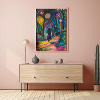 Surreal Journey through Mystical Landscapes Fantasy or Mythology Poster PosterGoat