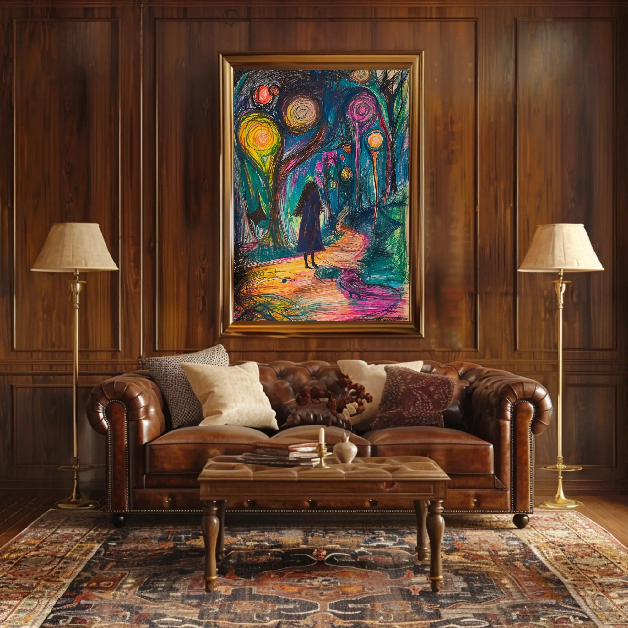 Surreal Journey through Mystical Landscapes Fantasy or Mythology Poster PosterGoat
