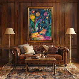 Surreal Journey through Mystical Landscapes Fantasy or Mythology Poster PosterGoat