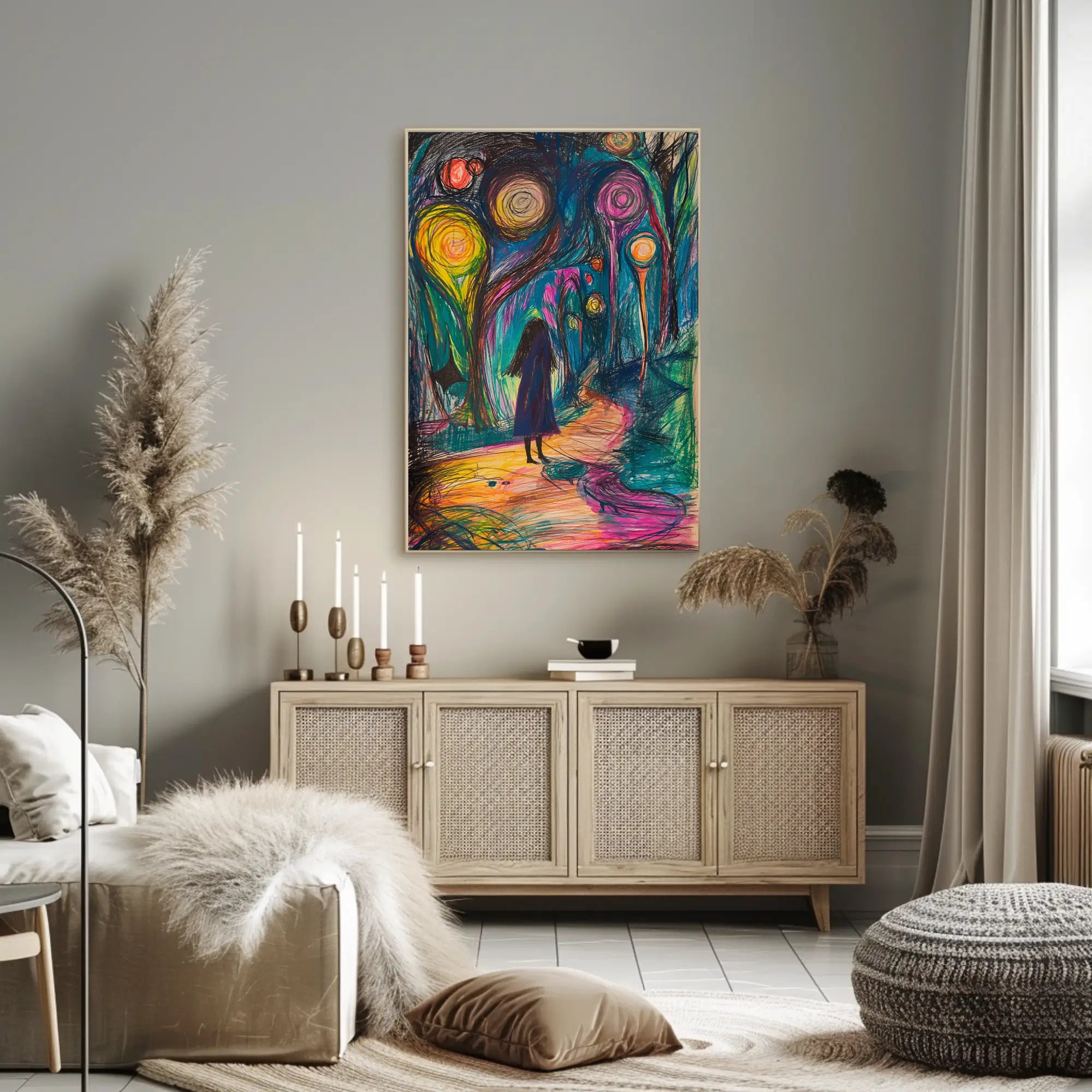 Surreal Journey through Mystical Landscapes Fantasy or Mythology Poster PosterGoat