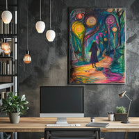 Surreal Journey through Mystical Landscapes Fantasy or Mythology Poster PosterGoat