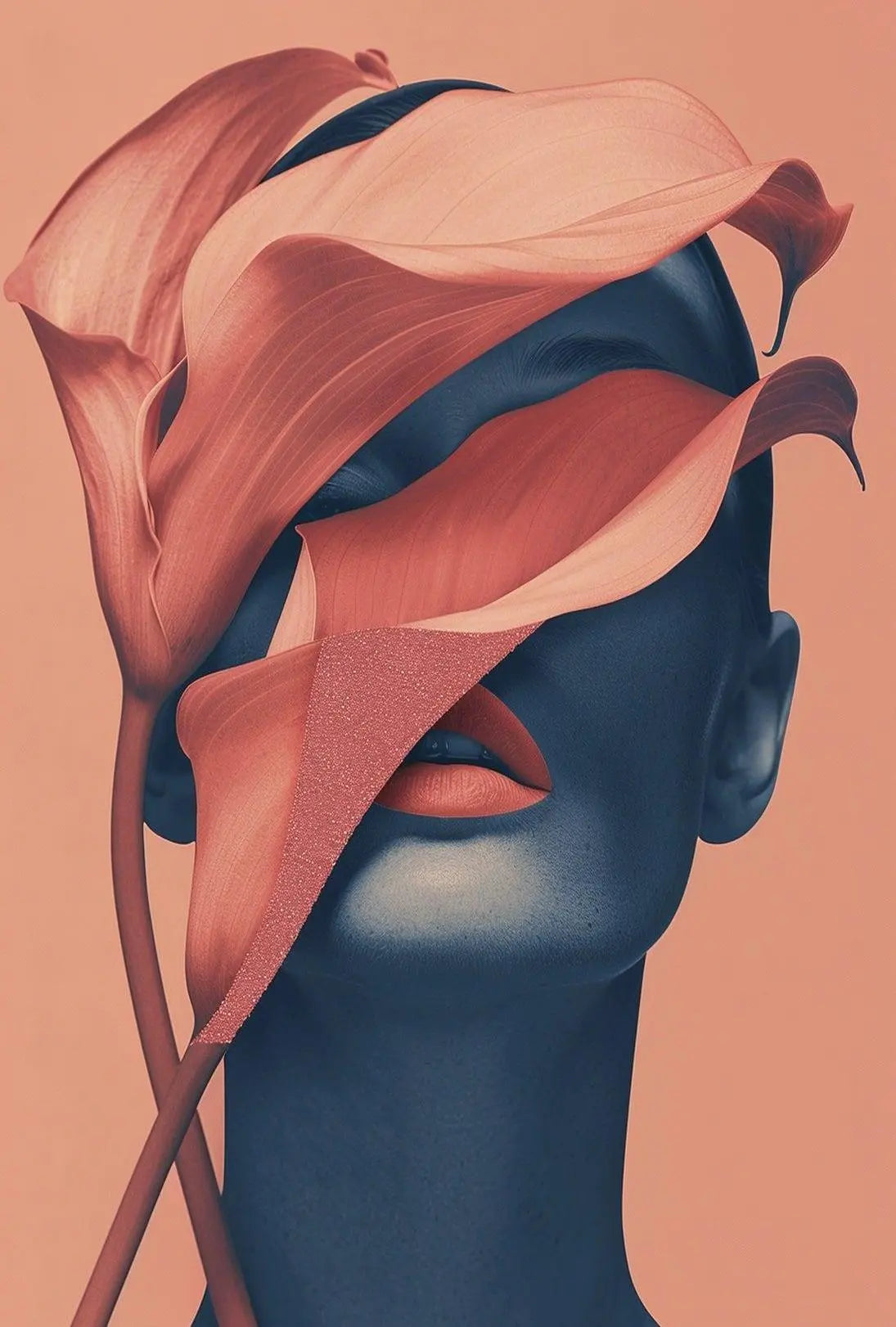 Surreal Nature Portrait Elegance Abstract, Artistic, or Pop Culture Poster PosterGoat