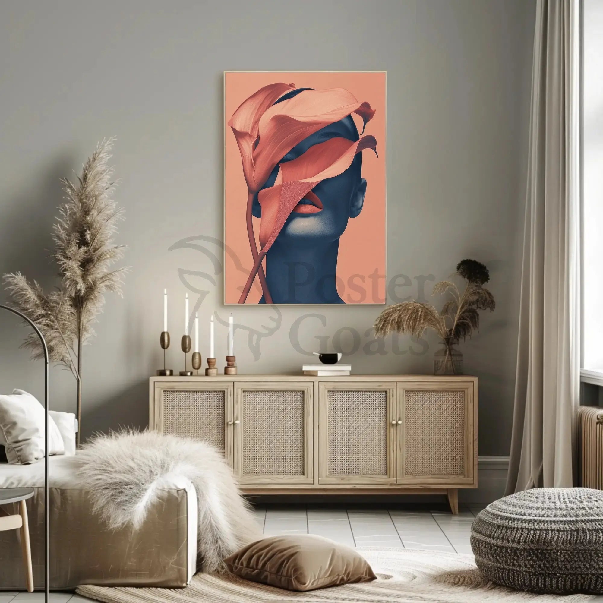Surreal Nature Portrait Elegance Abstract, Artistic, or Pop Culture Poster PosterGoat