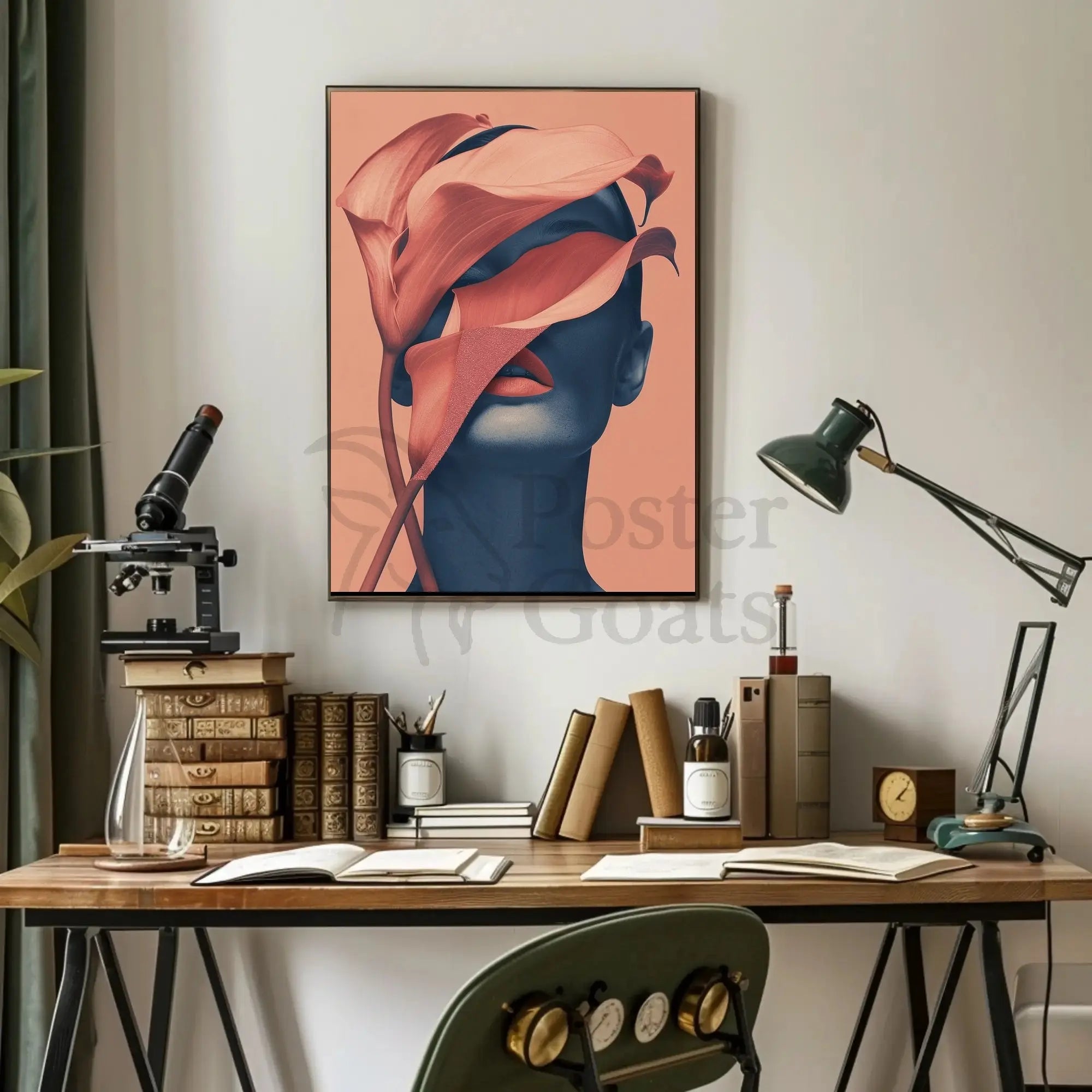 Surreal Nature Portrait Elegance Abstract, Artistic, or Pop Culture Poster PosterGoat