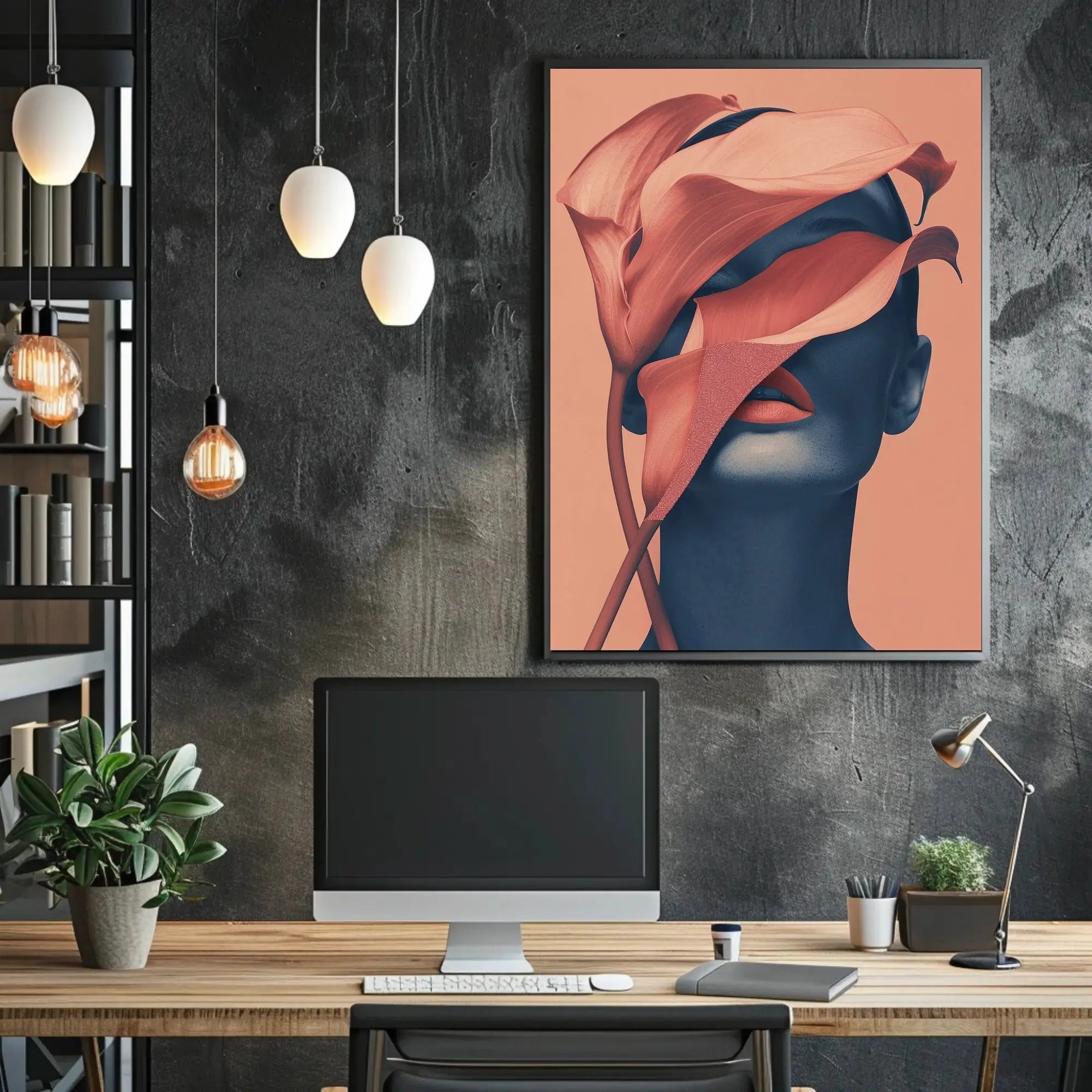 Surreal Nature Portrait Elegance Abstract, Artistic, or Pop Culture Poster PosterGoat