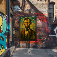 Surreal Portrait Of A Historical Figure Poster PosterGoat