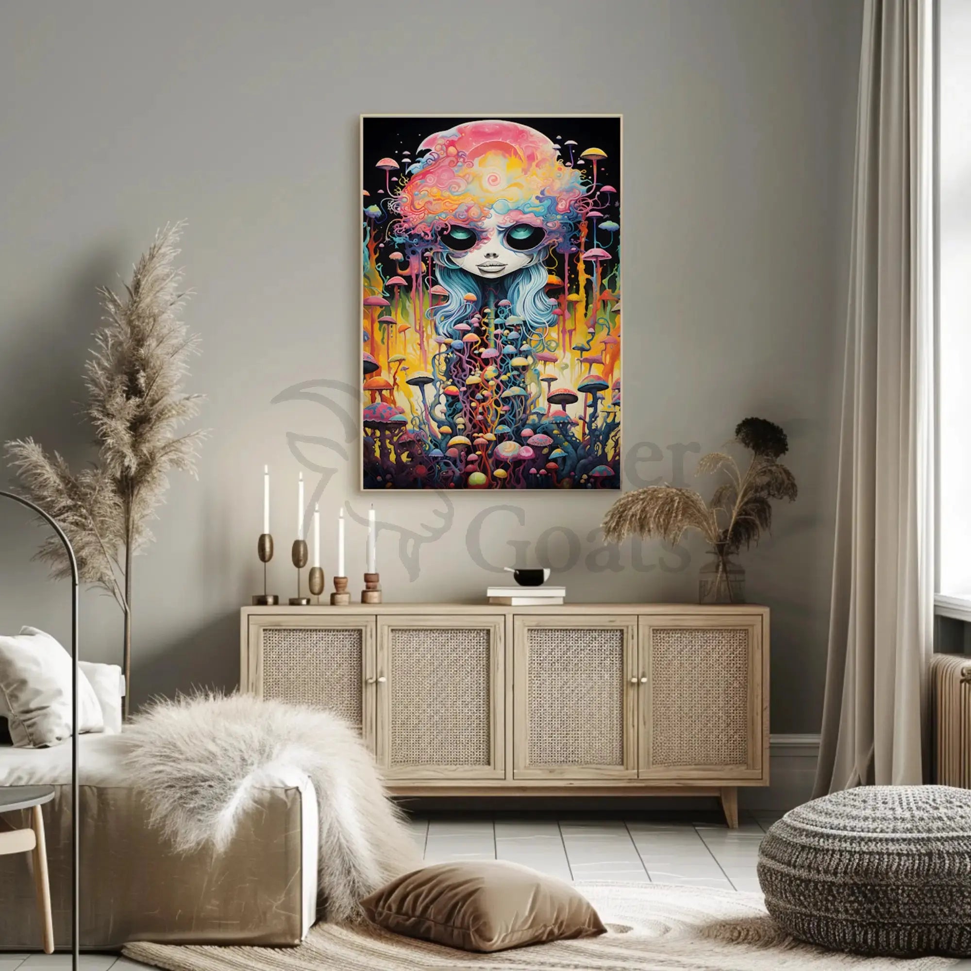 Surreal Psychedelic Dreamscape Abstract, Artistic, or Pop Culture Poster PosterGoat