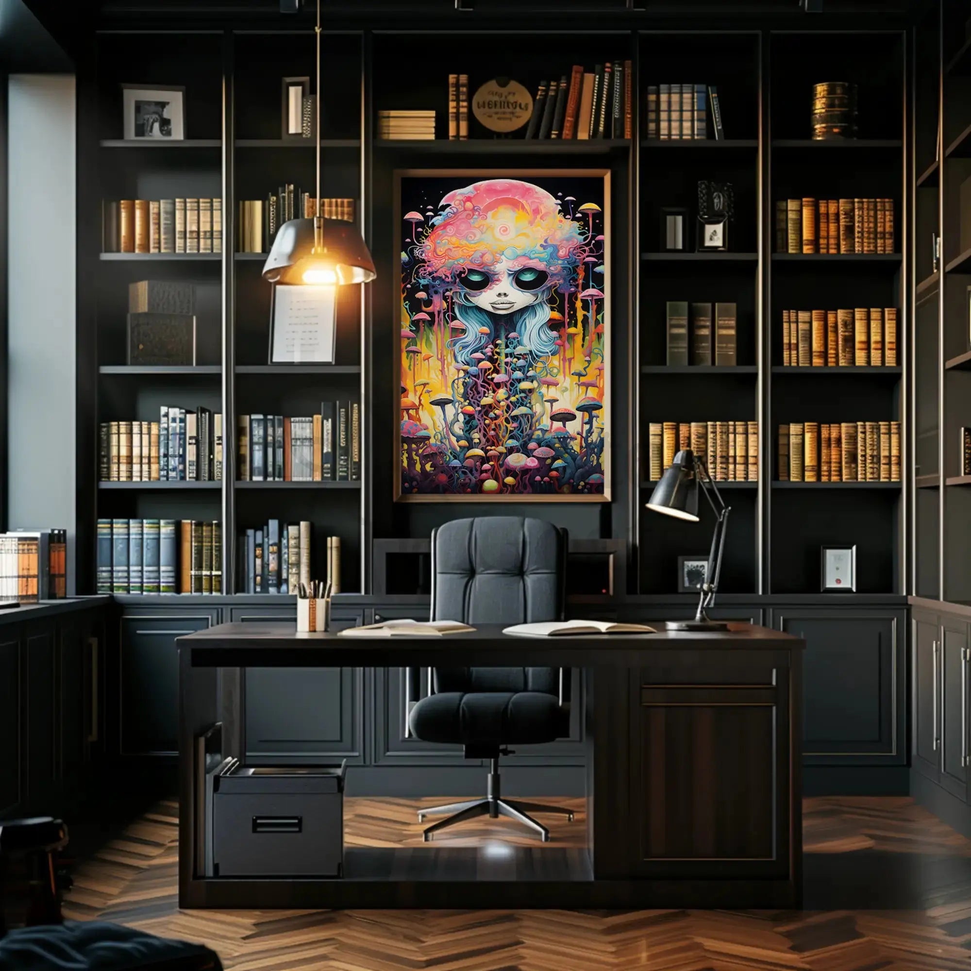 Surreal Psychedelic Dreamscape Abstract, Artistic, or Pop Culture Poster PosterGoat