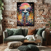 Surreal Psychedelic Dreamscape Abstract, Artistic, or Pop Culture Poster PosterGoat