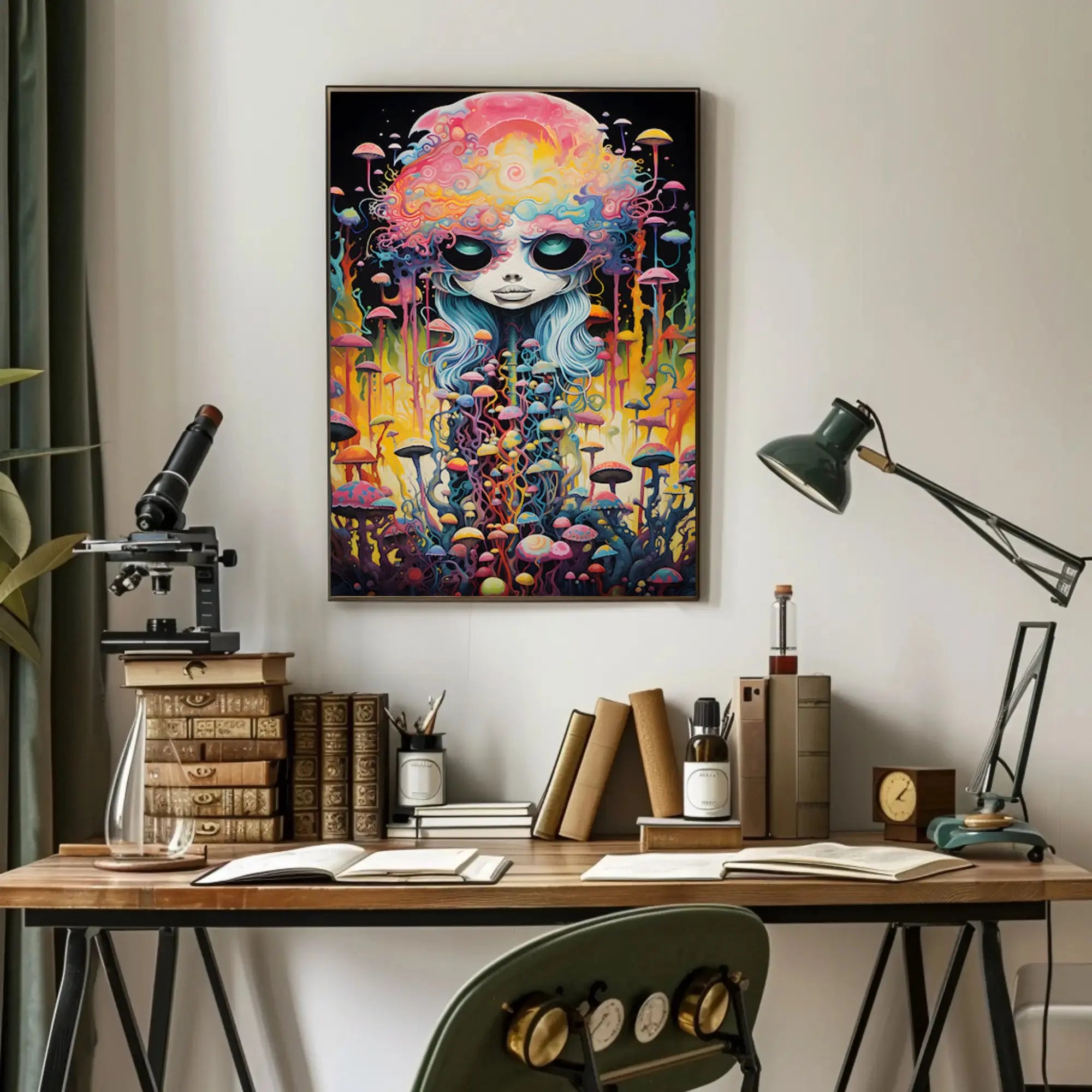 Surreal Psychedelic Dreamscape Abstract, Artistic, or Pop Culture Poster PosterGoat