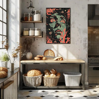 Surreal Psychedelic Face Abstract, Artistic, or Pop Culture Poster PosterGoat