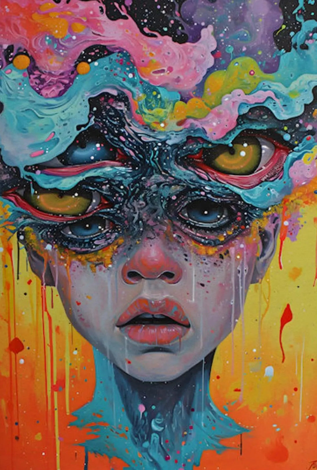 Surreal Visionary Art Futuristic Sci-Fi Poster PosterGoat