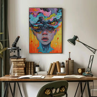 Surreal Visionary Art Futuristic Sci-Fi Poster PosterGoat