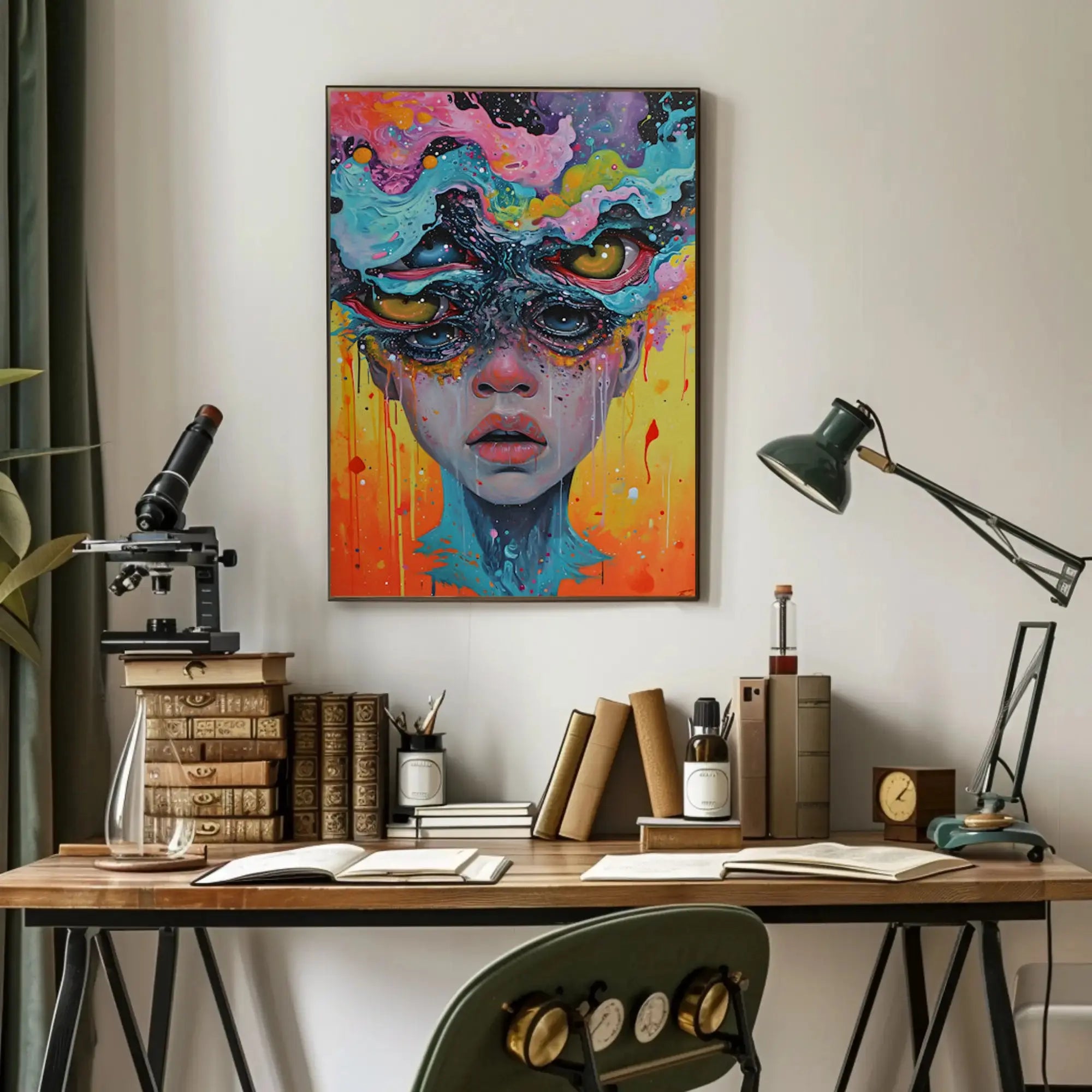 Surreal Visionary Art Futuristic Sci-Fi Poster PosterGoat