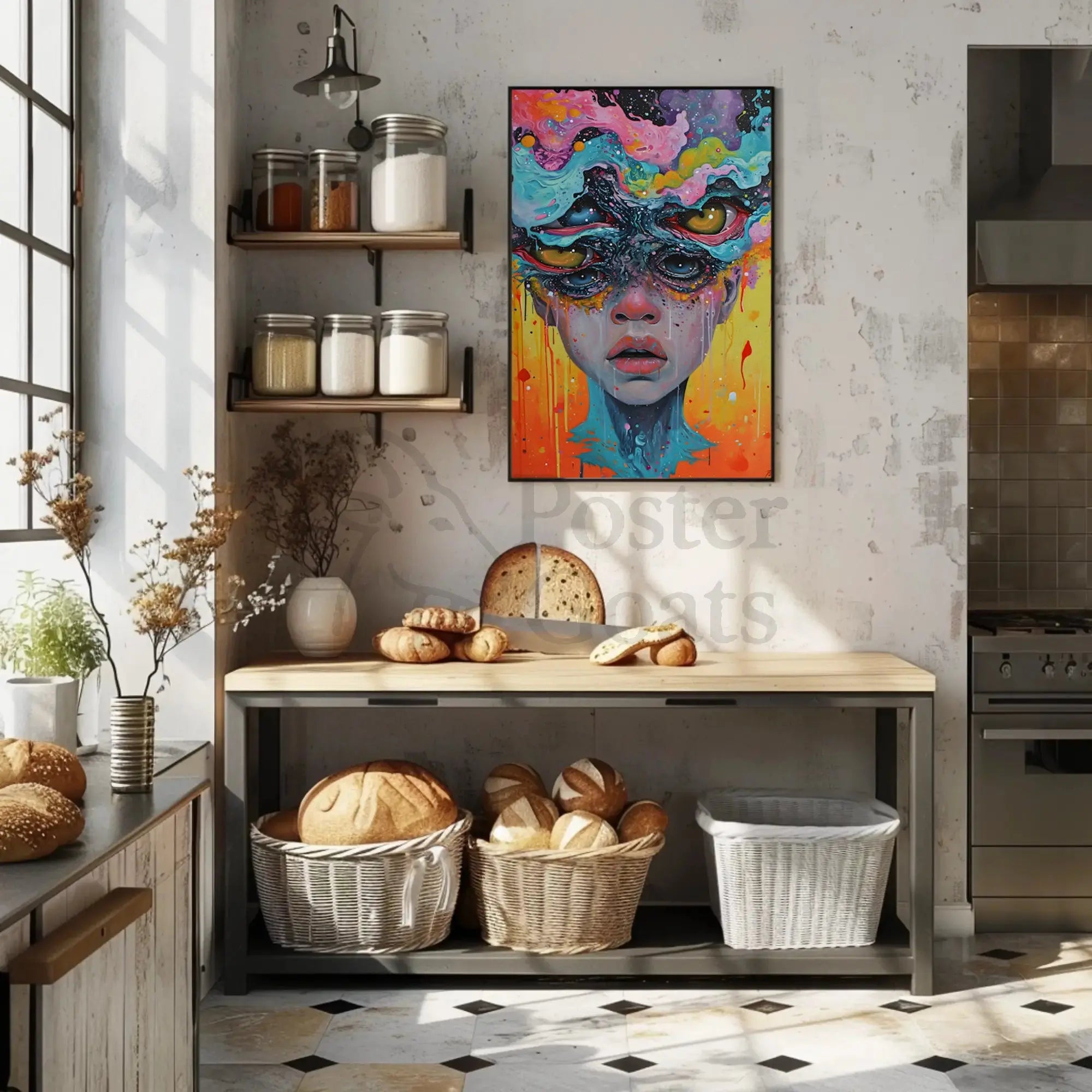 Surreal Visionary Art Futuristic Sci-Fi Poster PosterGoat