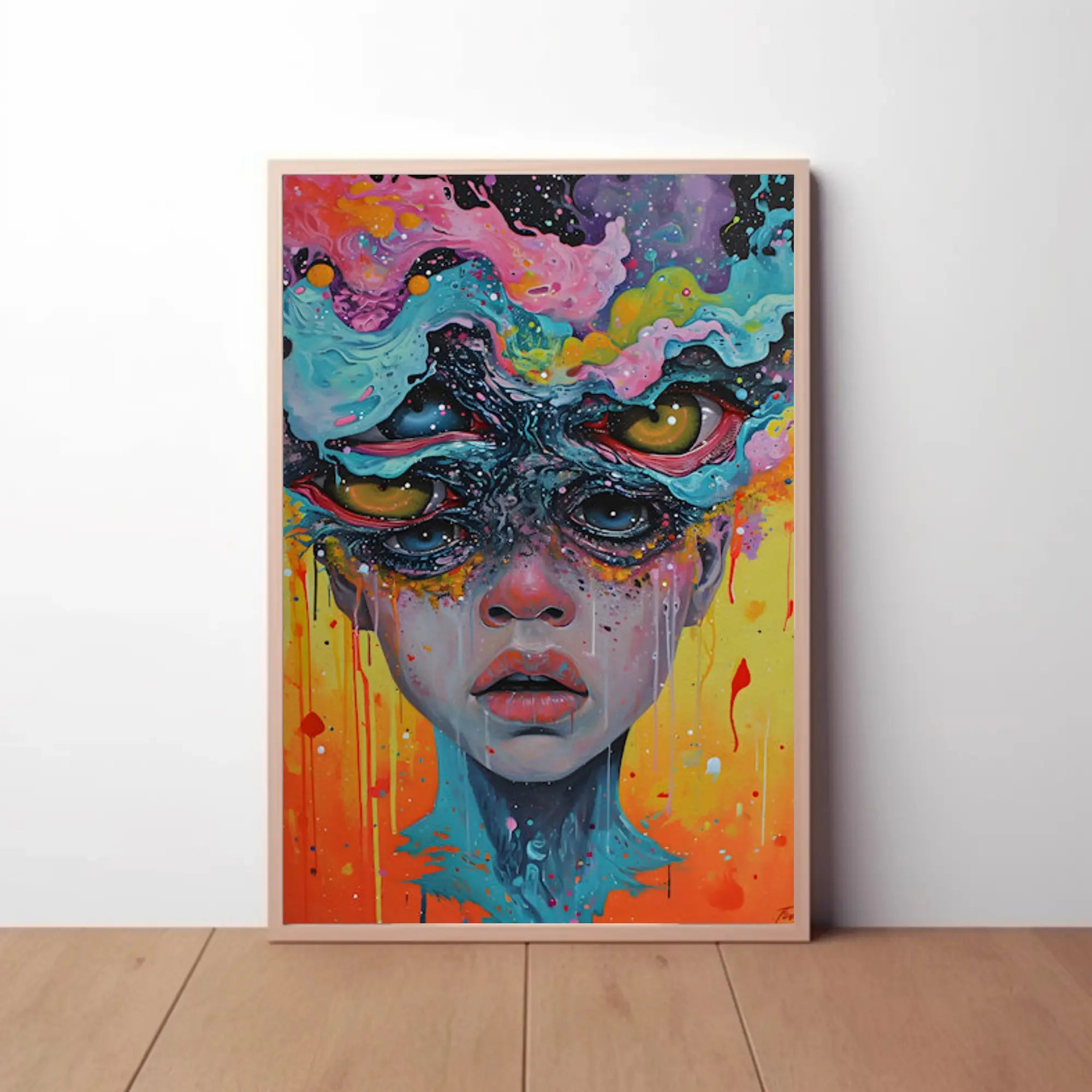 Surreal Visionary Art Futuristic Sci-Fi Poster PosterGoat