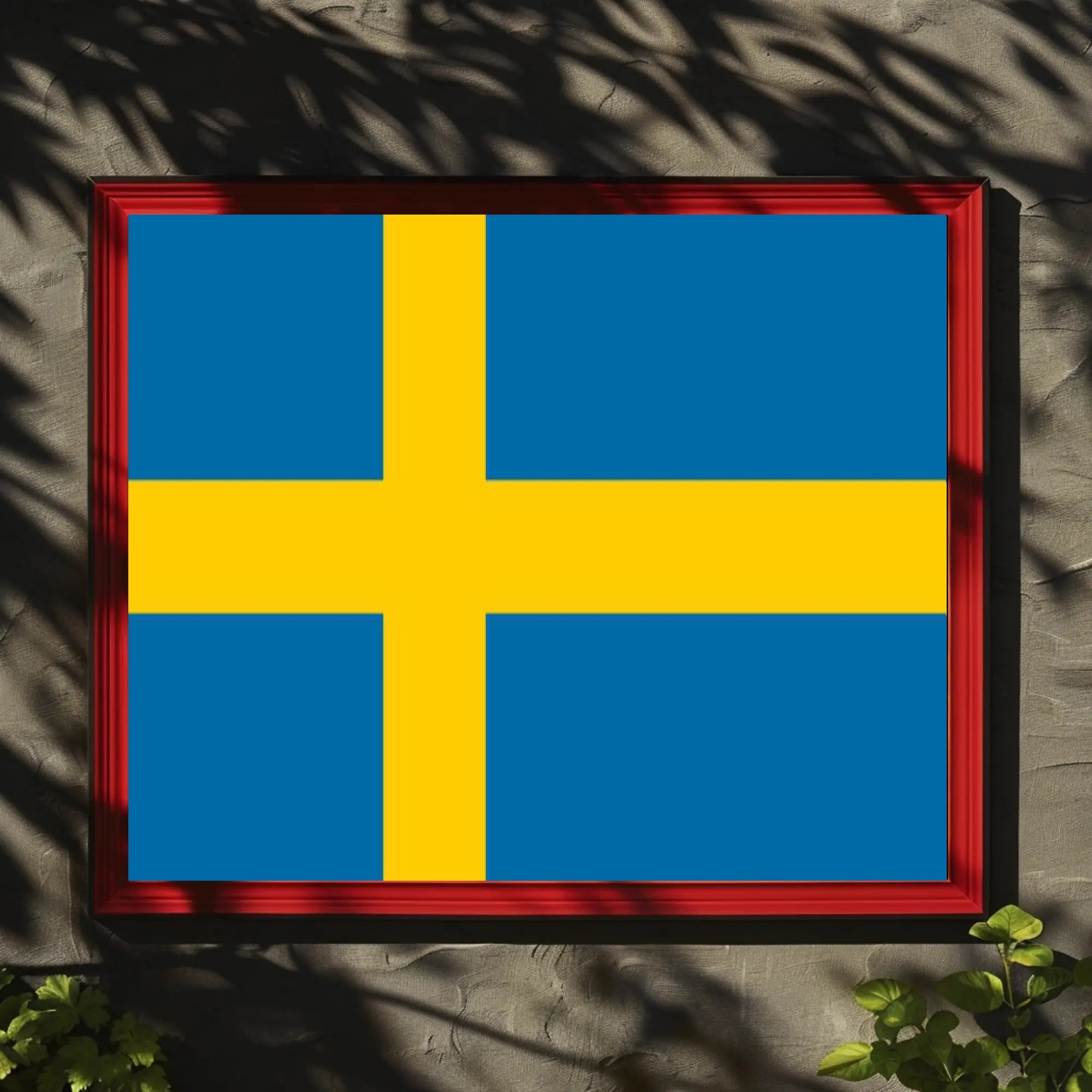 Swedish Flag Iconic Nordic Heritage Art Country Flag Poster PosterGoat