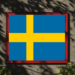Swedish Flag Iconic Nordic Heritage Art Country Flag Poster PosterGoat