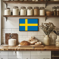 Swedish Flag Iconic Nordic Heritage Art Country Flag Poster PosterGoat