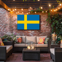 Swedish Flag Iconic Nordic Heritage Art Country Flag Poster PosterGoat